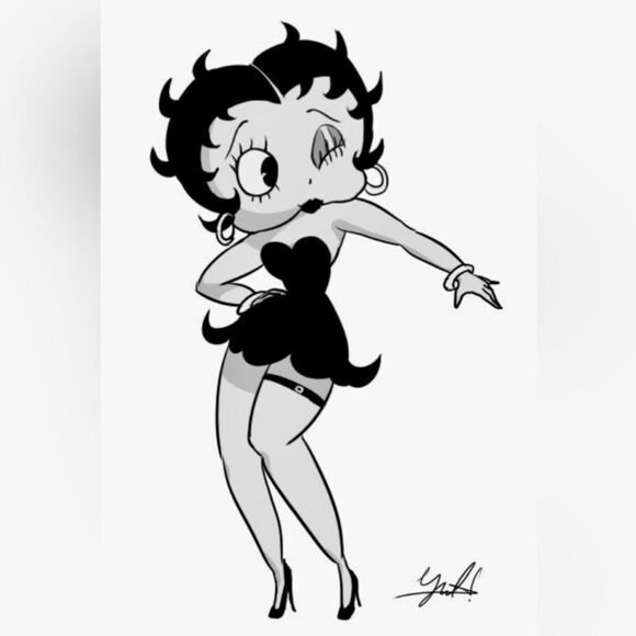 SET 2 Betty Boop & Marilyn Monroe celebrity throwback print picture - Picture 7 of 13